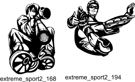 Extreme Sport 2 - Free vector lipart in EPS and AI formats.