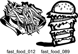 Fastfood - Free vector lipart in EPS and AI formats.
