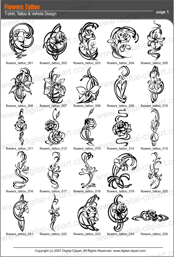 Cuttable vector clipart in EPS and AI formats. Vectorial Clip art