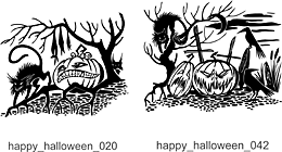 Happy Halloween - Free vector lipart in EPS and AI formats.