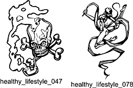 Healthy Lifestyle - Free vector lipart in EPS and AI formats.