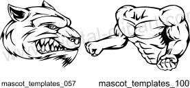 Mascot Templates. PDF - catalog. Cuttable vector clipart in EPS and AI formats. Vectorial Clip art for cutting plotters. Free vector lipart in EPS and AI formats.