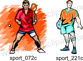 Sport. Free vector lipart in EPS and AI formats.