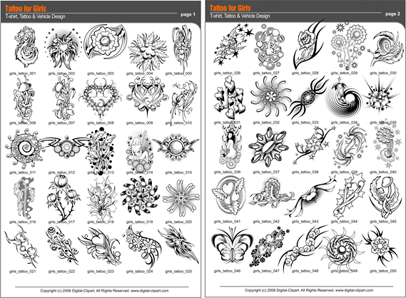 PDF - catalog. Cuttable vector clipart in EPS and AI formats.