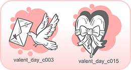 Valentine's Day Light - Free vector lipart in EPS and AI formats.