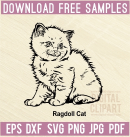 Cute Kittens3 - Free vector lipart in EPS and AI formats.
