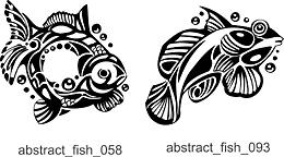 Abstract Fish - Free vector lipart in EPS and AI formats.