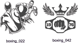 Boxing Clipart - Free vector lipart in EPS and AI formats.