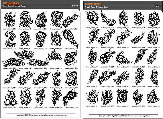 PDF - catalog. Cuttable vector clipart in EPS and AI formats. Vectorial Clip art for cutting plotters.