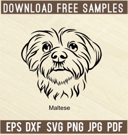 Dog Portraits - Free vector lipart in EPS and AI formats.