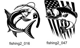 Fishing Clipart 2 - Free vector lipart in EPS and AI formats.