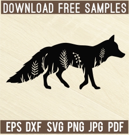 Floral Animals - Free vector lipart in EPS and AI formats.