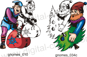 Gnomes Clipart - Free vector lipart in EPS and AI formats.