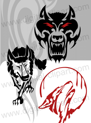 Cuttable vector clipart in EPS and AI formats. Vectorial Clip art for cutting plotters.