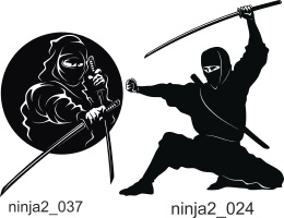 Ninja Clipart. Free vector lipart in EPS and AI formats.