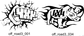 Off-Road Symbols 3 - Free vector lipart in EPS and AI formats.