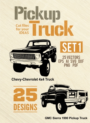 Pickup Truck SVG Bundle