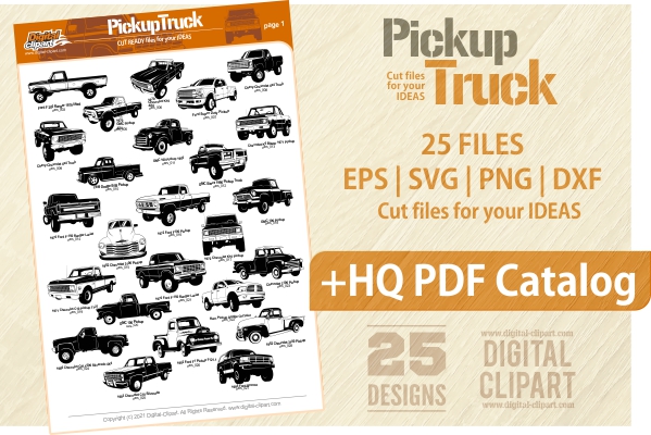 Pickup Truck SVG Bundle