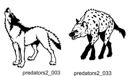 Predators Clipart 2 - Free vector lipart in EPS and AI formats.