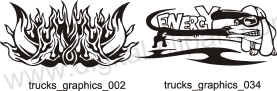 Trucks Graphics. Free vector lipart in EPS and AI formats.
