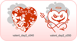 Valentine's Day - Free vector lipart in EPS and AI formats.