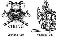 Vikings Clipart 3 - Free vector lipart in EPS and AI formats.