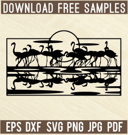 Wildlife Stencils - Free vector lipart in EPS and AI formats.