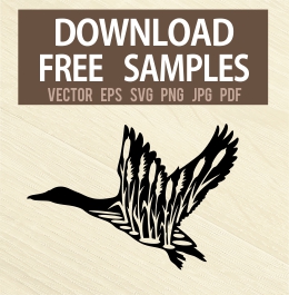 Wildlife Stencils - Free vector lipart in EPS and AI formats.